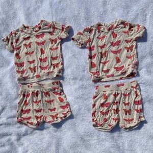 Kate Quinn Pink Butterfly Twin Set
